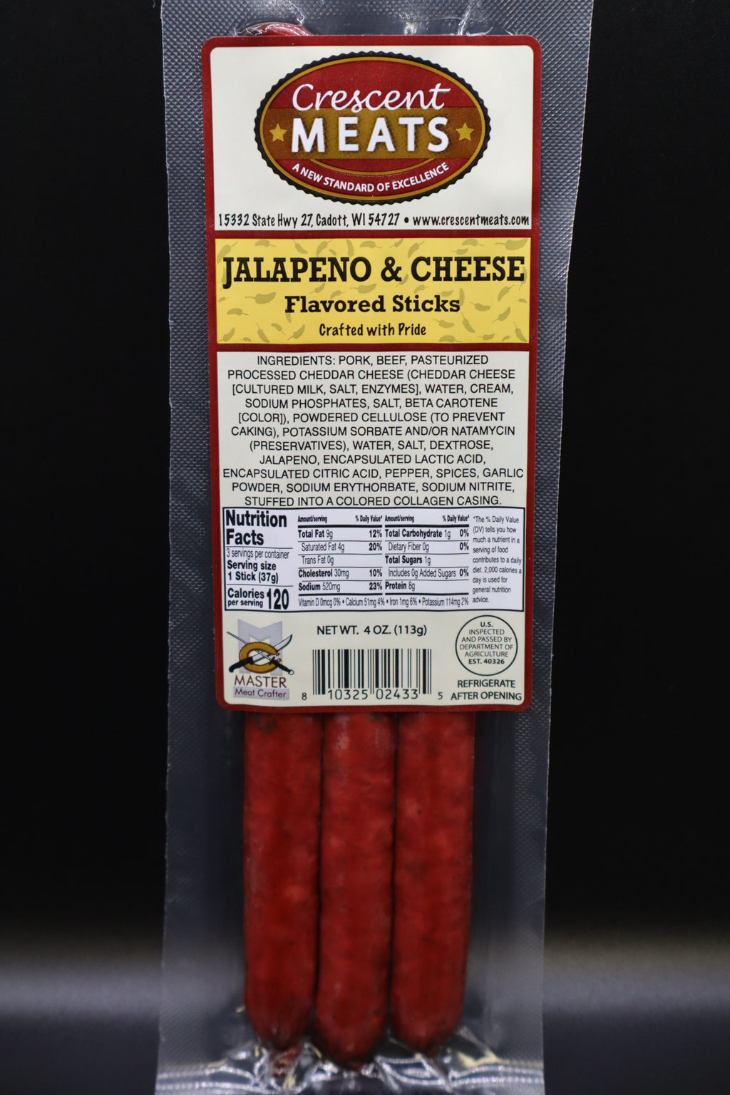Jalapeño & Cheese Sticks 4oz